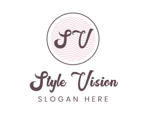 Cursive Style Lifestyle logo design