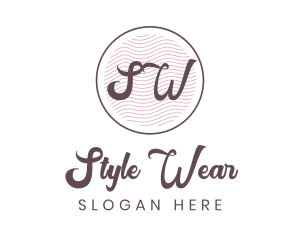 Cursive Style Lifestyle logo design