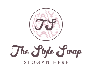 Cursive Style Lifestyle logo design