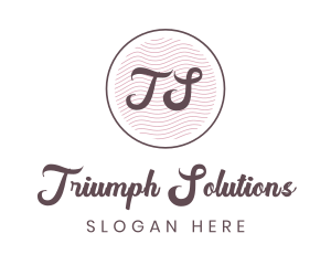 Cursive Style Lifestyle logo design