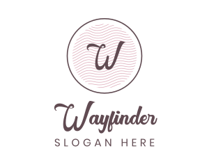 Cursive Style Lifestyle logo design