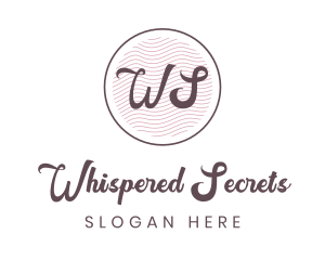 Cursive Style Lifestyle logo design