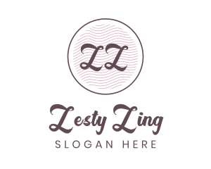 Cursive Style Lifestyle logo design