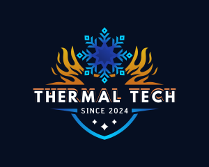 Snowflake Flame Thermal logo