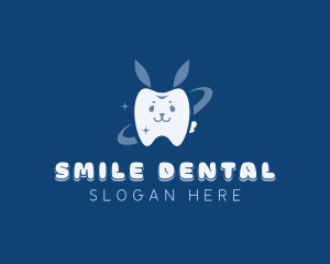 Bunny Ears Tooth logo design