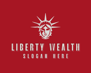 Political Liberty Statue  logo design