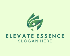 Eco Friendly Human Leaf Logo