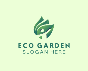 Eco Friendly Human Leaf logo design