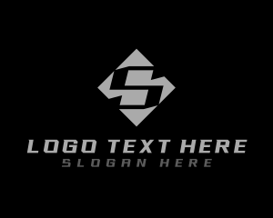Modern Industrial Letter S Logo