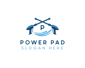 Water Power Washer logo design