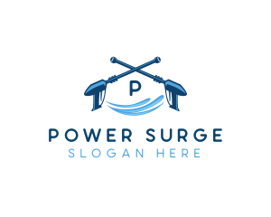 Water Power Washer logo design