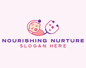 Newborn Baby Pediatrician  logo design