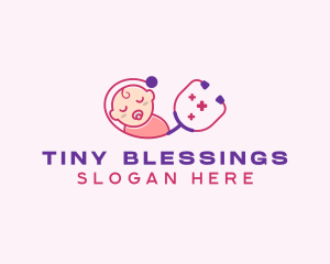 Newborn Baby Pediatrician  logo design