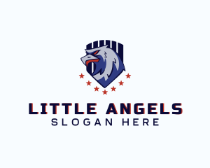 Stars Eagle Shield Logo