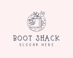 Floral Boot Gardener logo