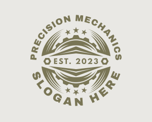 Mechanic Cogwheel Engine logo