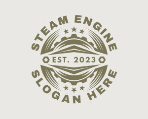 Mechanic Cogwheel Engine logo design