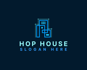 House Architect Building logo design