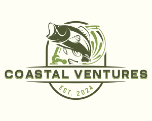 Sea Coast Fishing logo design