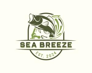 Sea Coast Fishing logo design