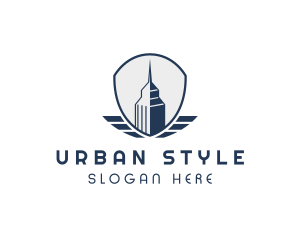 Skyscraper Building City Logo