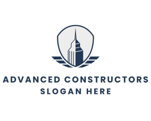 Skyscraper Building City logo design