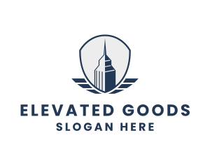 Skyscraper Building City logo design