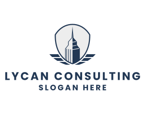 Skyscraper Building City logo design