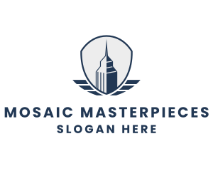 Skyscraper Building City logo design