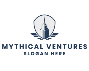 Skyscraper Building City logo design