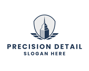 Skyscraper Building City logo design