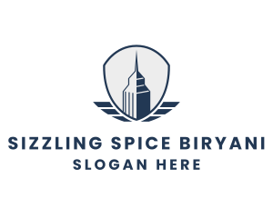 Skyscraper Building City logo design