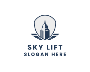 Skyscraper Building City logo design