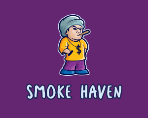 Cool Cigar Guy logo