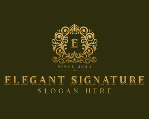 Luxury Florist Wedding logo design