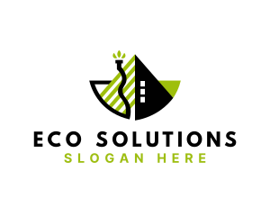 Natural Eco House logo design