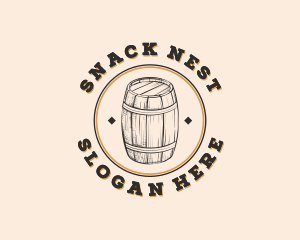 Beer Barrel Brewery logo design