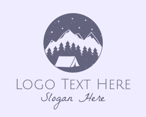 Rustic Mountain Camping logo