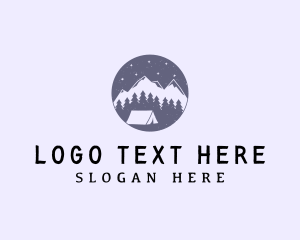 Rustic Mountain Camping logo