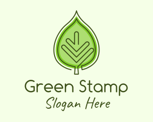 Green Ecology Leaf logo design