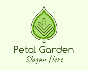 Green Ecology Leaf logo design