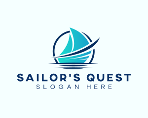 Sailor Boat Travel logo design