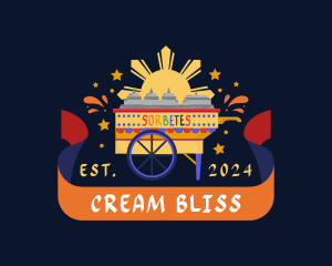 Filipino Ice Cream Dessert logo design