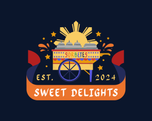 Filipino Ice Cream Dessert logo design