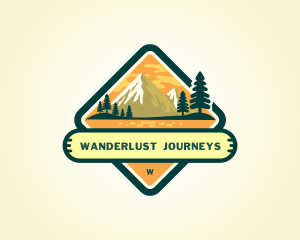 Outdoor Mountain Adventure logo design