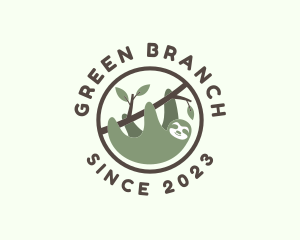 Forest Branch Sloth logo design