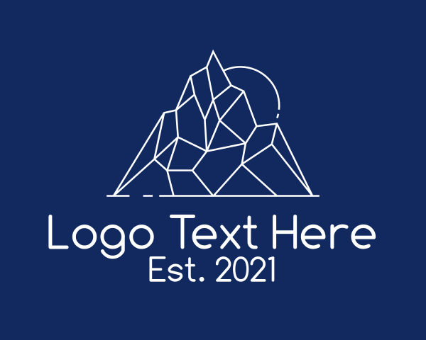 Iceberg logo example 1