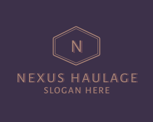 Hexagon Fashion Apparel Boutique logo design