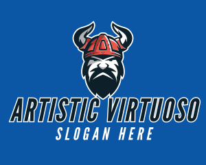 Angry Viking Gaming logo design