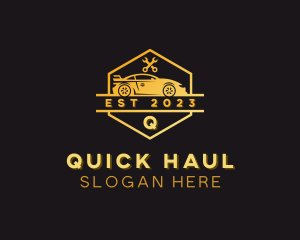 Car Wrench Mechanic logo design